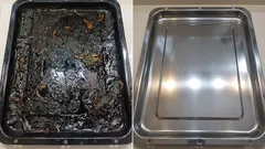 Hoe we onze bakplaat schoonmaken zonder chemicaliën: 3 manieren die echt werken